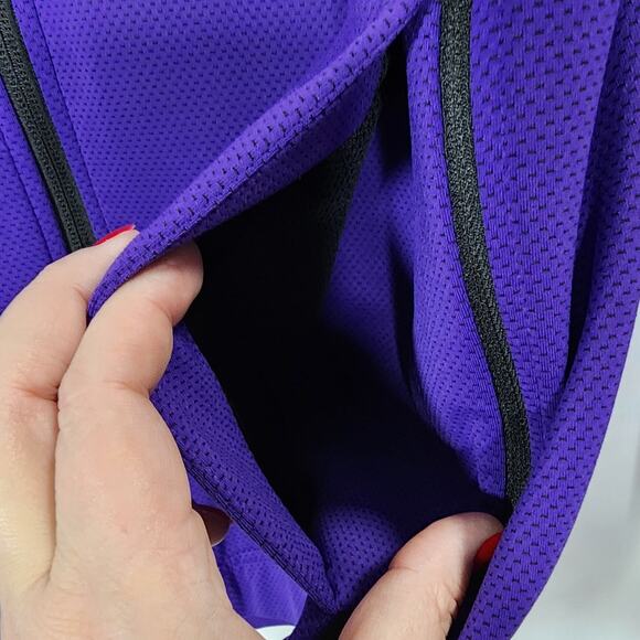 Los Angeles Lakers Nike Showtime Therma Flex Performance Full-Zip Purple Hoodie - Picture 5 of 14